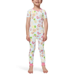 BedHead - Toddler Short Sleeve Jersey PJ Set - Dog in a Pool Float - 4T - Picture 1 of 1