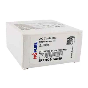 3RT1026-1AK61 Contactor 120V 3RT1026-1AK60 coil AC 25A same as Siemens Contactor - Picture 1 of 3