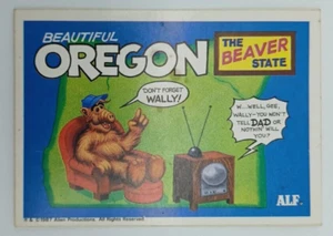 "Pegatina ZOOT Alien Productions 1987 ""U.S. of ALF"" #37 Oregon - HP - Imagen 1 de 2