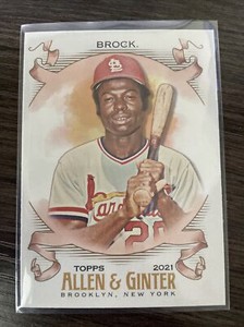 2021 Allen Ginter Lou Brock
