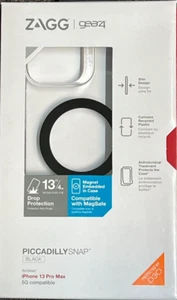 ZAGG GEAR4 Piccadilly Snap MagSafe Case W/Screen Protector iPhone 13 Pro Max - Picture 1 of 3