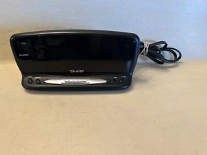 Sharp Black Alarm Clock works digital d7 - Picture 1 of 18