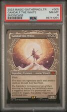 MTG Gandalf The White Showcase Non-Foil Lord Of The Rings M 0305 PSA 8 NM-MT