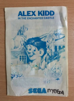 ALEX KIDD IN THE ENCHANTED CASTLE - Sega Instruction Manual - Image 1 of 2