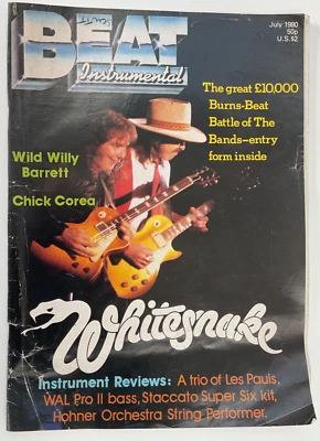 Beat Instrumental Magazine No. 164 Jul 1980 Whitesnake-Willy Barrett-Chick Corea - Image 1 of 3