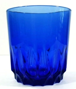 Cobalt Blue Arcoroc Luminarc 4 Oz Glasses 3" Tall Made in France - Picture 1 of 11