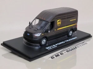 FORD TRANSiT 2018 FURGONE TRUCK CORRiERE UPS EDiZiONE LiMiTATA GREENLiGHT 1/43 - Foto 1 di 3
