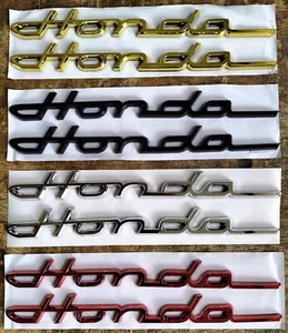 HONDA SUPER CUB C50 C65 C70 C90 C100 C102 C105 GLOSSY 3D EMBLEM LOGO 4 COLORS - Picture 1 of 8