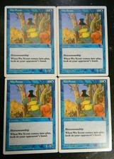 MTG English Portal Three Kingdoms Wu Scout x4 Blue Common Excellent
