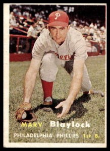 1957 Topps #224 Marv Blaylock Philadelphia Phillies VG-VGEX