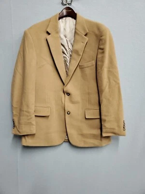 CHERESKIN Men's Blazer Brown - 100% Camel Hair - Sports Jacket Woven Italy - 44R - Image 1 of 4
