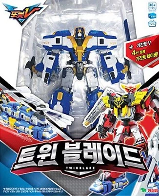 TOBOT V 2020 TWIN BLADE Blue Helicopter Transformer Robot Car for Gigant Saver - Image 1 of 4