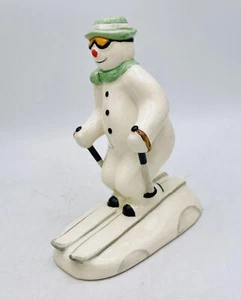 Rare DOULTON Figure SNOWMAN SKIING DS21 1990 - Picture 1 of 5