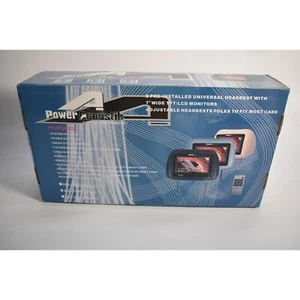 Power Acoustik HD-710 Headrest LCD Monitors With Remote and Install Kit - Bild 1 von 4