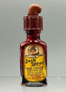 Vintage JACK SPRAT Food RED COLOR Advertising MARSHALLTOWN IOWA Coloring - Picture 1 of 12