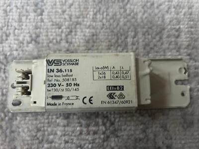 36 Watt NEW Vosslow-Schwabe Tanning Bed Ballast