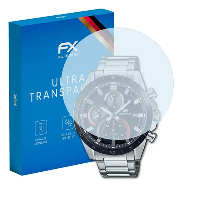 AtFoliX 3x Screen Protector for Casio EFR-571DB-1A1VUEF Protective Clear Film - Image 1 of 4