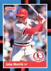 1988 Donruss Baseball John Morris St. Louis Cardinals #480