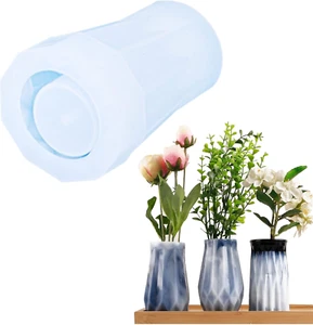 Blumenvase Silikonform Epoxidharz Form Vase Gießform, Resin Form, Heimtextilien - Bild 1 von 8
