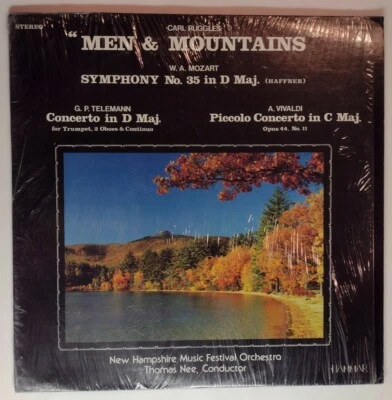MEN & MOUNTAINS: Ruggles, Mozart, Telemann, Vivaldi -LP - SD150 Tested  - Image 1 of 4