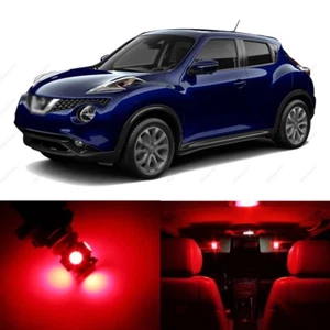 Paquete de 8 luces interiores LED rojas para Nissan Juke 2011-2017 + herramienta de palanca - Imagen 1 de 6
