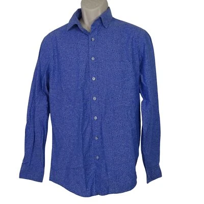 Рубашка с длинным рукавом на пуговицах Rodd and Gunn Sports Fit Blue Leaf мужская размер M - Изображение 1 из 4