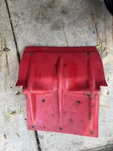 Polaris Indy Wedge Hole shot Skid plate Red - Picture 1 of 2
