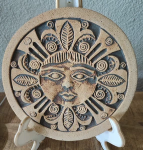 John WENZEL STUDIO SUN TILE mid century California designer Stoneware - Picture 1 of 5