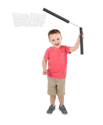 Nunchucks Ninja de espuma negra - Accesorios de disfraz - Utilería de arma Foto 1 de 4