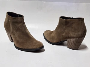 Ecco Hydromax Shape 55 Brown Suede Ankle Boot Size 39 / US 8 - Picture 1 of 7