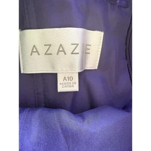 Azazie bridesmaid dress prom Size A10 GRAPE not dusty purple. pockets - Bild 1 von 9