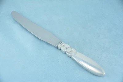 Georg Jensen 仙人掌纯银 9-7/8 英寸 HH 晚餐刀 无 Monogram — 第 1/4 张图片