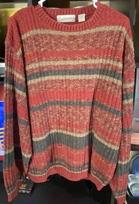 Vintage Fieldmaster Men Pullover Sweater Size Large Made in USA B359 -24 - Image 1 of 4