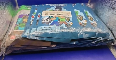 Minecraft Activity Bag Lot Of 23 Great For Party Grab Bags  - Image 1 of 3