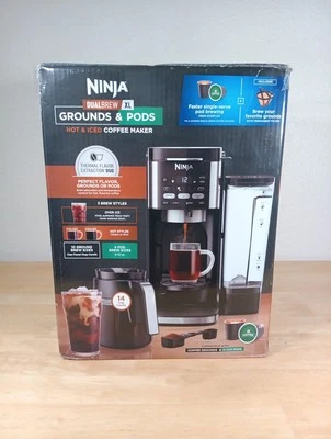 Ninja XL DualBrew XL Hot & Iced Coffee Maker 14 Cup Carafe CFP105 Bundle 1741541 - Image 1 of 4