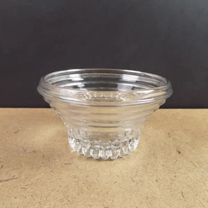 Anchor Hocking Clear Manhattan Relish Dish Center Insert Rayed Base 4"x2.25" - Picture 1 of 3