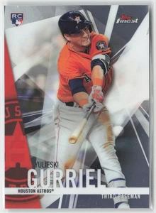2017 Topps Finest Yulieski Gurriel #90 Rookie Houston Astros Baseball - Picture 1 of 2