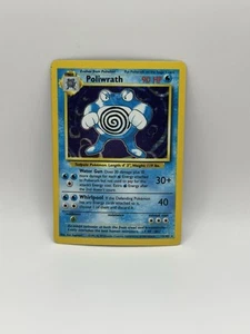 Poliwrath 13/102 Original Holo Rare Base Set Pokemon Card 1999 WOTC TCG - LP - Picture 1 of 5