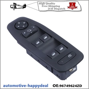 Per Peugeot 208 2008 2013-19 96749624ZD Interruttore alzacristalli elettrico lato guida anteriore - Foto 1 di 5