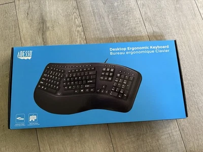 Adesso Desktop Ergonomic Split Keyboard AKB-150UB - Image 1 of 3
