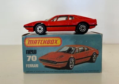 1980 Matchbox Superfast No. 70 Ferrari UK with Original Box - Image 1 of 4