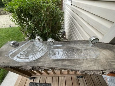 2 Ventosas Caddies de Ducha Montados en Pared 1 Largo 1 Esquina 4 Ganchos Plástico Nuevo Foto 1 de 4