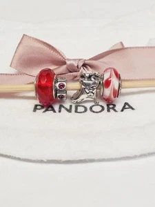Pandora Charms Authentic Lot Of Four Assorted Styles - Imagen 1 de 5
