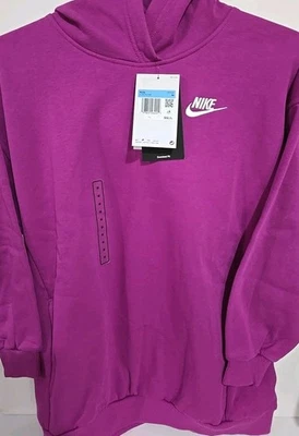 Sudadera con capucha polar Nike Sportswear Club EE. UU. M magenta Foto 1 de 2