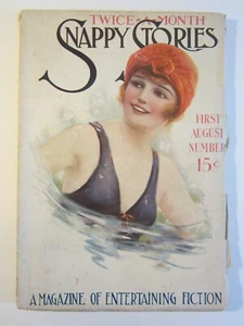 Snappy Stories v. 20 #3, Aug. 4th, 1916  VG  Scarce Pulp Magazine! - Picture 1 of 4