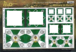 Banderas militares en detalle 1/72 de la Segunda Guerra Mundial de la policía alemana 2 - Imagen 1 de 1