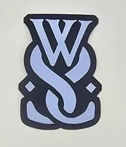 While She Sleeps Patch Iron On Woven Patch Grey and Black - Picture 1 of 4