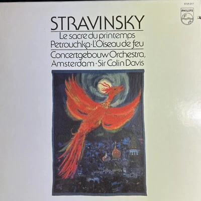 Stravinsky • Ballets • Sir Colin Davis NM FIRST PRESS 3 vinyl records IMPORT LPs - Image 1 of 4