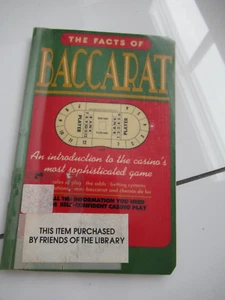 FACTS OF BACCARAT an INTRODUCTION 1984 By Walter Nolan RARE COPY! ONLY 1! WOW! - Imagen 1 de 2