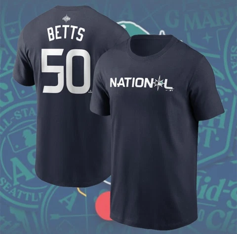 Mookie Betts National League 2023 ASG Player Number T-shirt For Men Women Cover